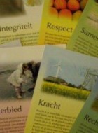 Set met 98 ansicht deugdenkaarten